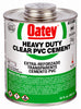 Oatey Heavy Duty Clear Cement For PVC 32 oz