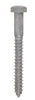 Hillman 1/2 in. X 4-1/2 in. L Hex Hot Dipped Galvanized Steel Lag Screw 25 pk