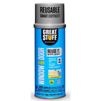 Great Stuff Smart Dispenser Yellow Polyurethane Insulating Foam Sealant 12 oz (Pack of 12).