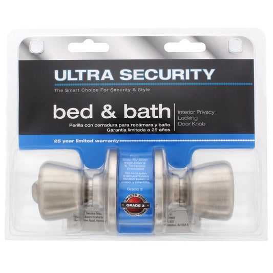 Ultra Security Bed and Bath Knob Right or Left Handed
