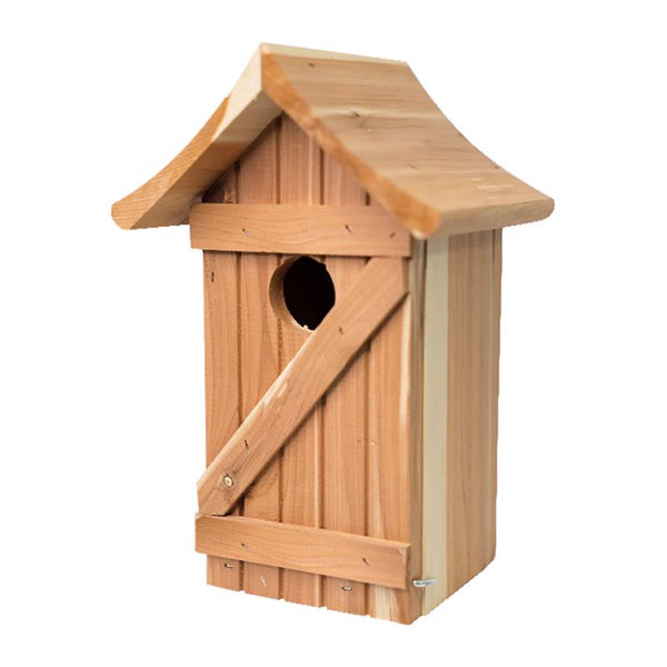 Casa para pájaros de cedro Valley Splendor, 10.75 in de alto (paquete de 4)