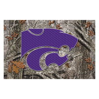 Kansas State University Camo Camo Rubber Scraper Door Mat