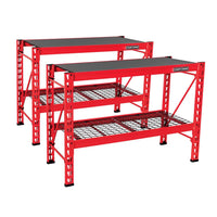 Craftsman 71.26 in. H X 49.61 in. W X 22 in. D Steel Shelving Units