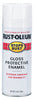 Rust-Oleum Stops Rust Gloss White Spray Paint 12 oz. (Pack of 6)