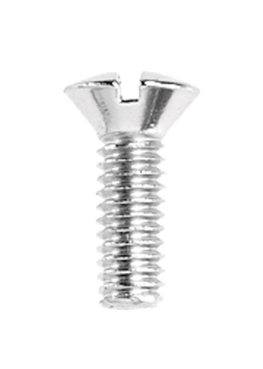 Danco No. 8-32 x 1/2 in. L Slotted Oval Head Brass Faucet Handle Screw (Pack of 5)