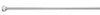iDesign York Tension Curtain Rod 75 in. L Polished White