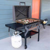 Blackstone 2311 Iron Forged 28” Omnivore Griddle with X-Braced Hood, Powder Coated Steel, Black - Deal of The Week