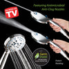 AquaCare Antimicrobial AS Seen On TV Handheld Shower Head Stainless Steel 1 pk