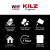 Kilz White Matte Oil-Based Alkyd Primer 13 oz. (Pack of 12)
