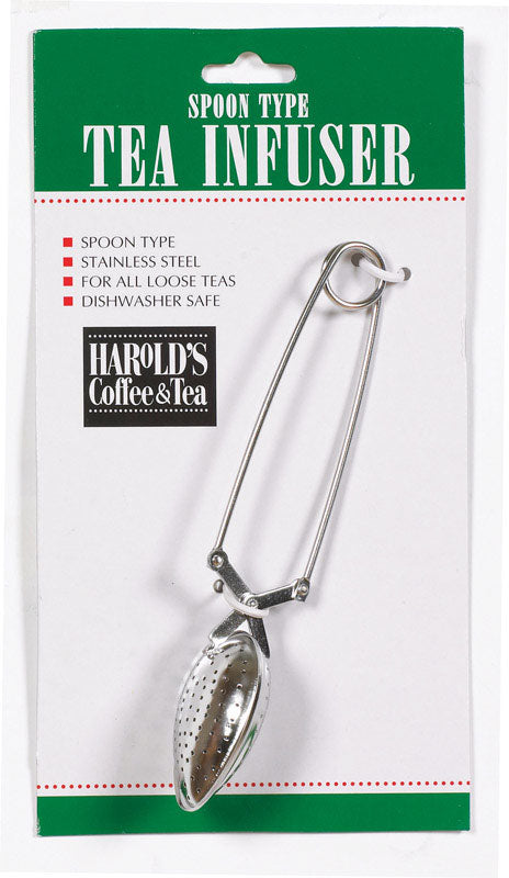 Harold's Kitchen Silver Stainless Steel Tea Infuser