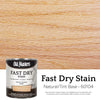 Old Masters Professional Semi-Transparent Natural Tint Base Oil-Based Alkyd Fast Dry Wood Stain 1 qt (Pack of 4)