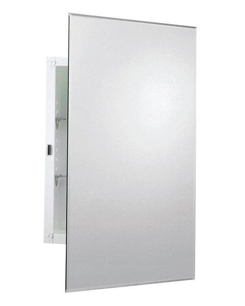 Zenna Home 26 in. H X 16 in. W X 4-1/2 in. D Rectangle Medicine Cabinet/Mirror - Open Box