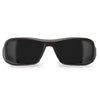 Edge Eyewear Brazeau Anti-Fog Wraparound Safety Glasses Smoke Lens Black Frame 1 pc