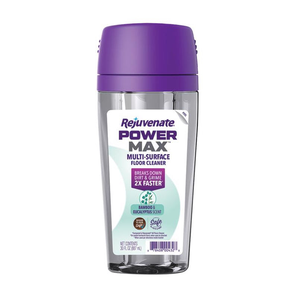 Rejuvenate Power Max Bamboo & Eucalptus Scent Floor Cleaner Liquid 30 oz (Pack of 4)