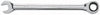 GearWrench 3/8 inch in. X 3/8 inch in. 12 Point SAE Ratcheting Combination Wrench 6.256 in. L 1 pc