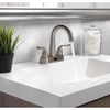 Homewerks Brushed Nickel Motion Sensing Modern Centerset Bathroom Sink Faucet 4 in.