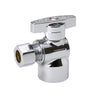 BK Products ProLine 1/2 in. FIP X 1/2 in. Compression Brass Angle Stop Valve