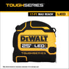 DeWalt ToughSeries 25 ft. L X 1.25 in. W LED Tape Measure 1 pk