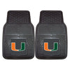 University of Miami Heavy Duty Car Mat Set - 2 Pieces