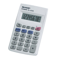 Sharp White 8 digit Calculator
