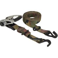Keeper 1.25 in. W X 16 ft. L Camo Tie Down w/Ratchet 1000 lb 2 pk