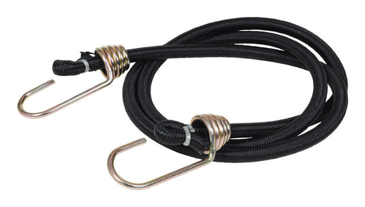 Keeper Black Bungee Cord 48 in. L x 0.374 in. (Pack of 10)