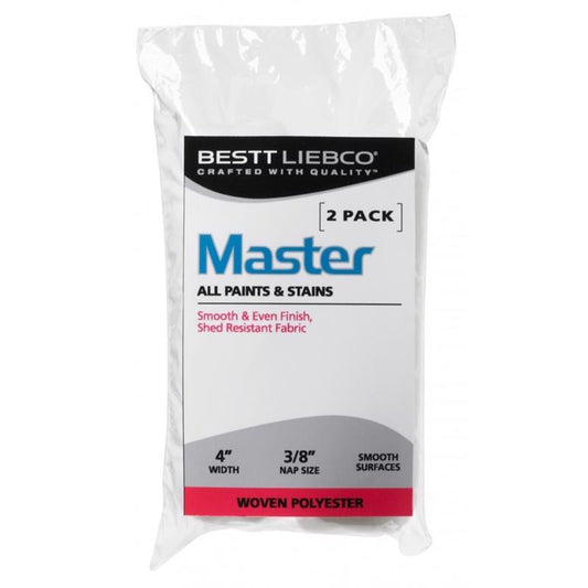 Bestt Liebco Master Woven 4 in. W X 3/8 in. S Mini Paint Roller Cover (Pack of 12)