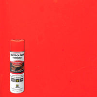 Rustoleum 203028 17 Oz Red-Orange Precision-Line Inverted Marking Paint (Pack of 12)