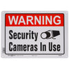 Hillman English White Security Sign 10 in. H X 14 in. W (Pack of 6)