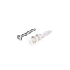 E-Z Ancor Twist-N-Lock 1/4 in. D X 1-1/2 in. L Nylon Phillips Head Drywall Anchors 50 pk