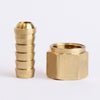 Brass 3/8 in. D X 3/8 in. D Adapter 1 pk (Pack of 5)