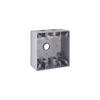 Bell 31 cu in Square Aluminum 2 gang Weatherproof Box Gray