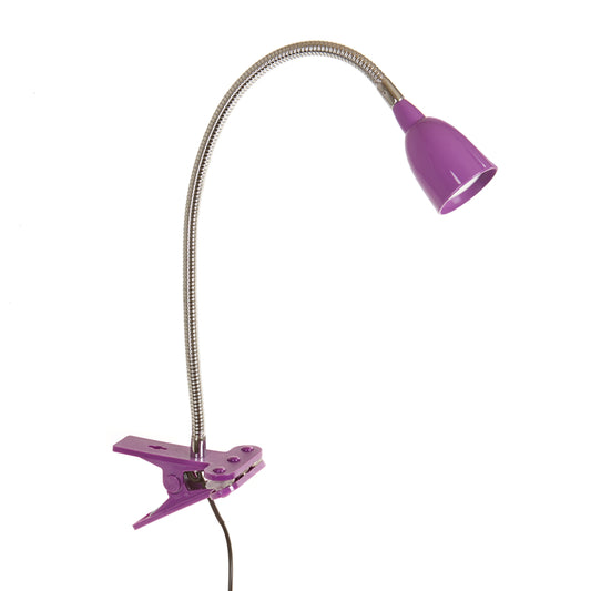 Newhouse Lighting 22 in. Purple Gooseneck LED Desk Lamp