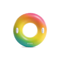 Intex Multicolor Vinyl Inflatable Color Whirl Floating Tube 24 H x 48 W in. for Age 9+ Year