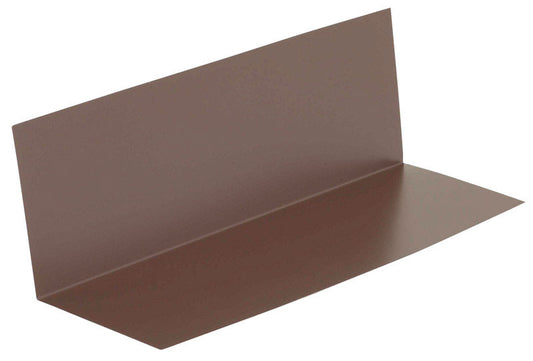 Amerimax 4 in. W x 12 in. L Galvanized Steel Pre-Bent Flashing Shingle Brown (Pack of 50)