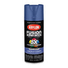 Krylon Fusion All-In-One Gloss Blue Hyacinth Paint + Primer Spray Paint 12 oz (Pack of 6).