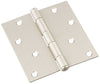 National Hardware 4 in. L Satin Nickel Door Hinge 1 pk