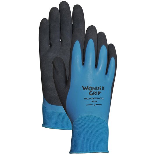 Bellingham Wonder Grip Female Dipped Gloves Black/Blue XXL 1 pair