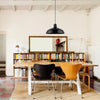 Globe Electric Barnyard Matte Black Steel 60W 120V E26 Pendant Light 50 H x 15.9 W x 15.9 D in.
