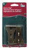 Adams Brick Clip Light Clips Gold Steel 2 pk