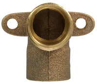 NIBCO 1/2 in. Sweat X 1/2 in. D Sweat Brass Drop Ear Elbow 1 pk - Deal of The Week