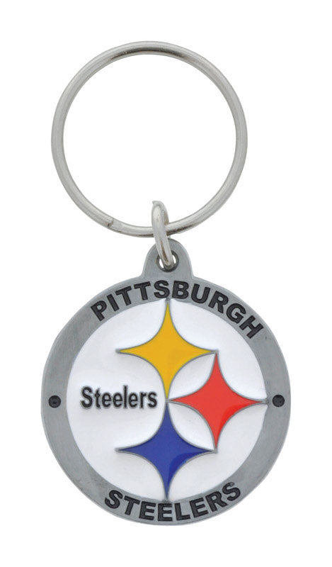 Hillman Pittsburgh Steelers Metal Decorative Key Chain (Pack of 3).