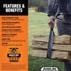 Gorilla 1.88 in. W X 20 yd L Black Duct Tape