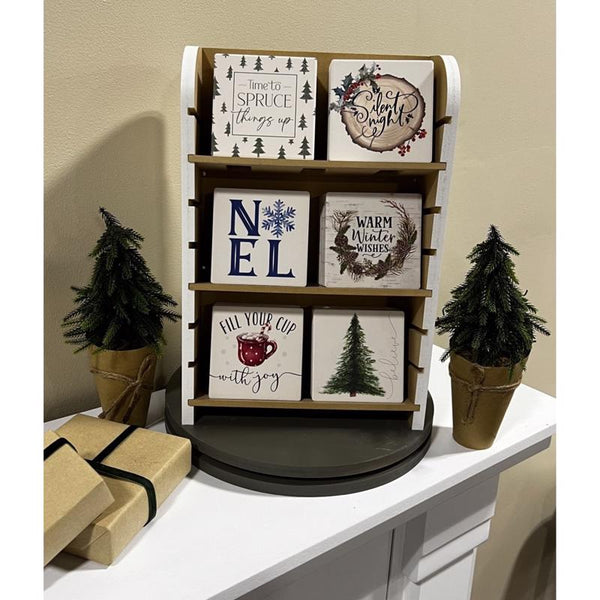 P Graham Dunn Assorted Christmas Coaster 4 in. (Pack of 73)
