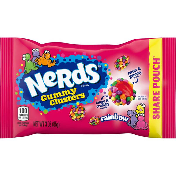 Caramelos gomosos de frutas Nerds, 3 oz (paquete de 12)