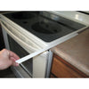 Stovetop Extender Plastic Almond Counter Connector 23 L in. for Countertops