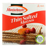 Manischewitz - Thin Matzo Cracker - Salted - Case of 12 - 10 oz.