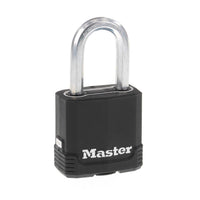 Master Lock 1-7/8 in. H x 1-3/16 in. W x 1-3/4 in. L Vinyl Covered Dual Ball Bearing Locking Padlock