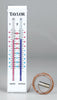 Taylor Tube Thermometer Plastic White 9.06 in.