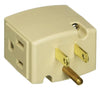 Leviton Grounded 3 outlets Cube Adapter 1 pk